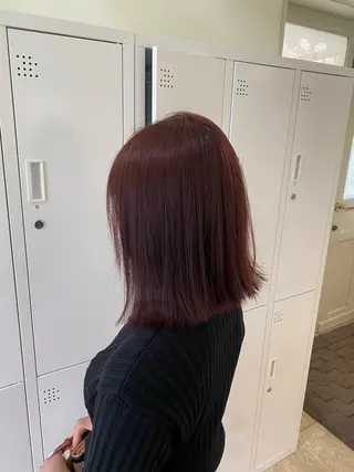 ミディアム カラー 【nui 茨木】 原田美紅のヘアスタイル