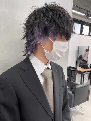 ショート カラー メンズ 🧸艶々韓国ヘア 🧁mizunaのヘアスタイル