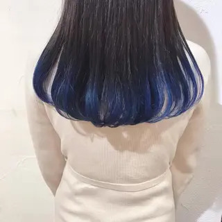 ロング カラー 藤井 貴美子のヘアスタイル