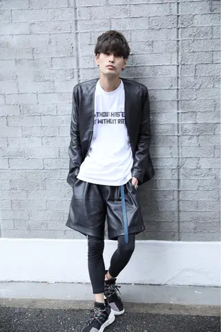 ショート カラー パーマ メンズ 吉岡 昌吾のヘアスタイル