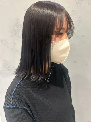 ミディアム Lani hair salon所属・野洲/髪質改善/ 田中瑠生のヘアスタイル