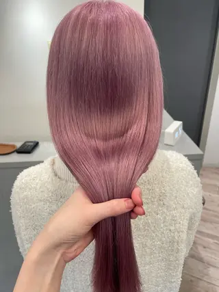 ロング ♡似合わせハイトーン ♡maiのヘアスタイル