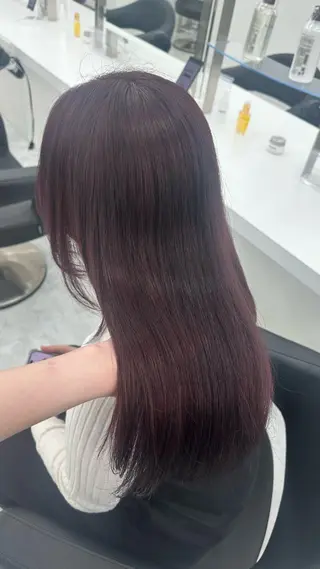 ロング カラー mina/暖色カラー 🥀韓国風カット🥀のヘアスタイル