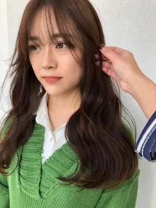 ミディアム ベージュカラー/ 新潟/万代/なお🎀のヘアスタイル