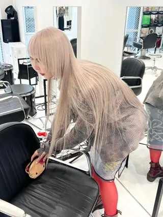 ロング カラー HARU//原宿🤍 リピート率NO.1のヘアスタイル