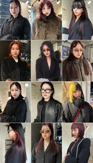 カラー SIKI所属・sliver ・siki /YUIのヘアスタイル