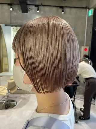 ミディアム カラー パーマ 海外レイヤー 🇺🇸/ヒナコのヘアスタイル