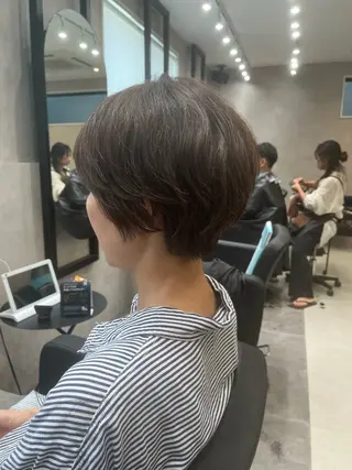 ショート 森本峻介 ボブ/透明感カラーのヘアスタイル