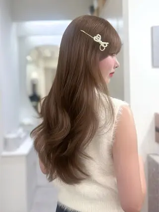 ロング カラー 艶髪/モテヘア🎀 MIHOのヘアスタイル