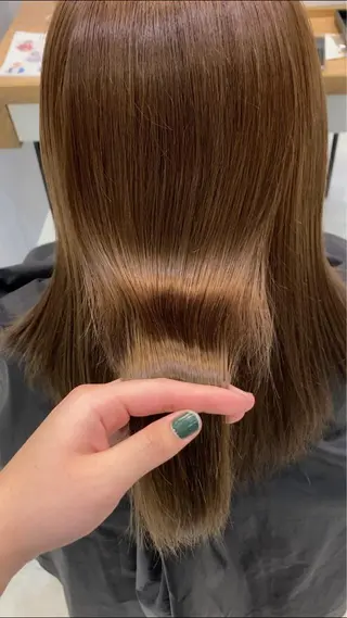 ロング カラー nono/パーマ /顔まわりカット🐈のヘアスタイル