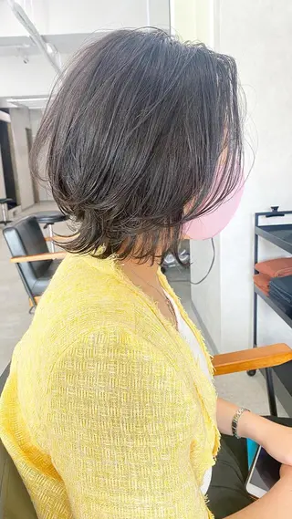 ミディアム ⭐️ショート⭐️美髪 矯正⭐️水口陸のヘアスタイル