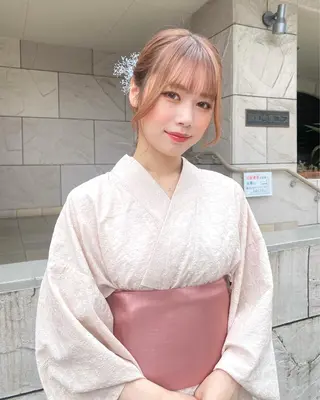 mizuki/ピンク ベージュ.レイヤーのヘアスタイル