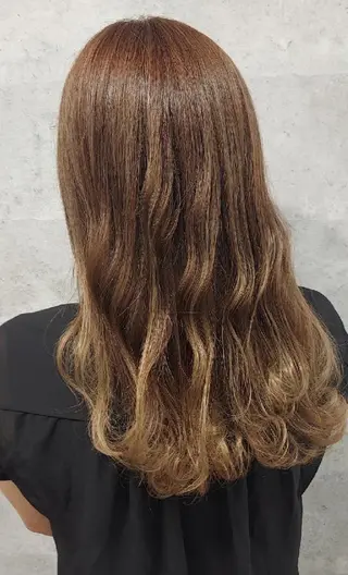 ロング 山田 一輝のヘアスタイル