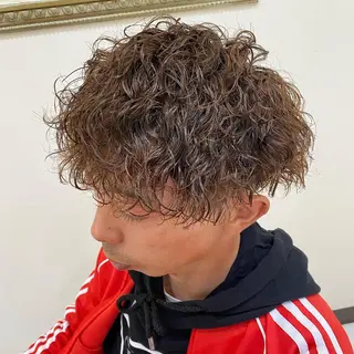 パーマ メンズ 年間2000名担当◎ パーマ職人/仲原佑樹のヘアスタイル