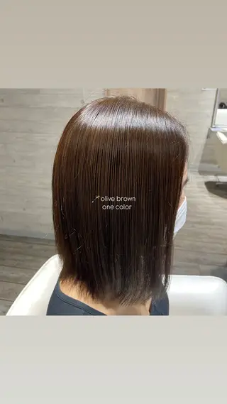 ミディアム レイヤーカット🩵 盛れ顔周り/Miuのヘアスタイル