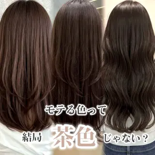 ロング カラー ボブ・レイヤー 田中 励也のヘアスタイル