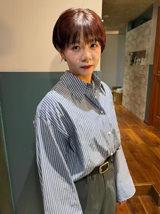 ショート カラー パーマ mai / linoah˚✧のヘアスタイル