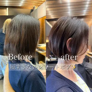 セミロング 似合わせ松本 容政のヘアスタイル