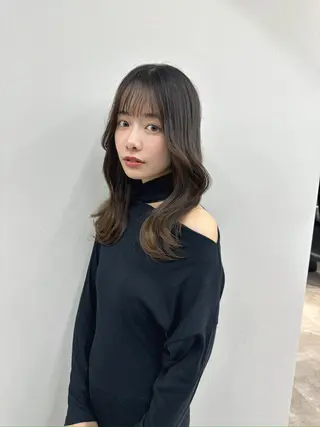 ミディアム 池袋/韓国/レイヤー 髪質改善/村上けいとのヘアスタイル