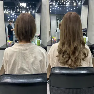 ロング カラー ヘアアレンジ ar+ ❤︎ maiのヘアスタイル