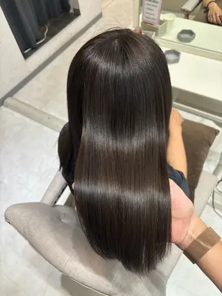 ロング カラー 巻ける縮毛矯正 Sachi🐰のヘアスタイル