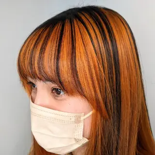 ロング カラー パーマ 🌼 AIKO🌼のヘアスタイル