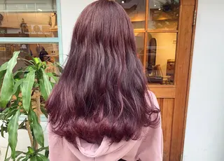 ロング カラー ヘアアレンジ たかいわ みきのヘアスタイル