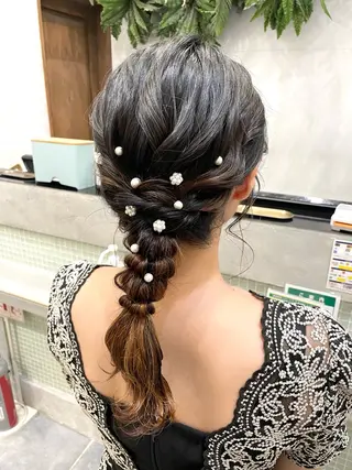 ヘアアレンジ OAK 学芸大学所属・秋葉萌　透明感カラー /レイヤー/ボブ♡のヘアスタイル