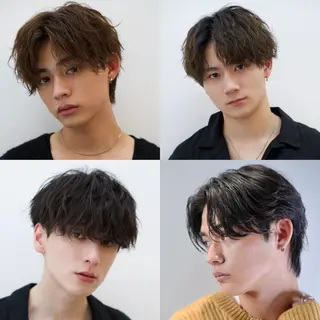 ショート パーマ メンズ サロンズ内B区画所属・新宿メンズ専門 メンズパーマ特化のヘアスタイル