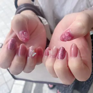 ネイル 長瀬 瑠霞のネイルデザイン