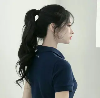 ロング カラー 中韓レイヤー/ ブラウン🤎はやとのヘアスタイル