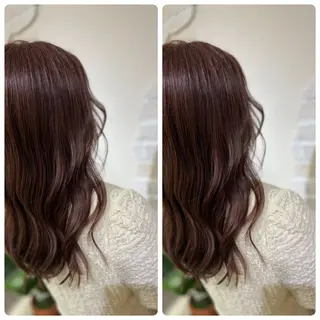 セミロング 飯星慧斗 /ブリーチ、縮毛矯正のヘアスタイル