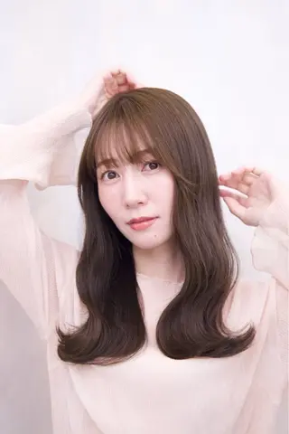 セミロング 【公式】LUCEY 川越のヘアスタイル
