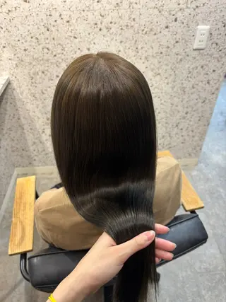 セミロング カラー ココロ♩カラー/ ブリーチ  大名のヘアスタイル