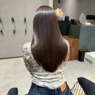 セミロング カラー Lond Loire 門前仲町駅 徒歩3分のヘアスタイル