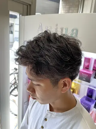 メンズ パーマ 【メンズ特化】 稲次結人のヘアスタイル