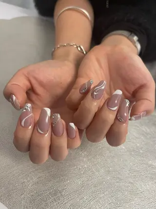 ネイル 🤎🧸 Aya 🧸🤎のネイルデザイン