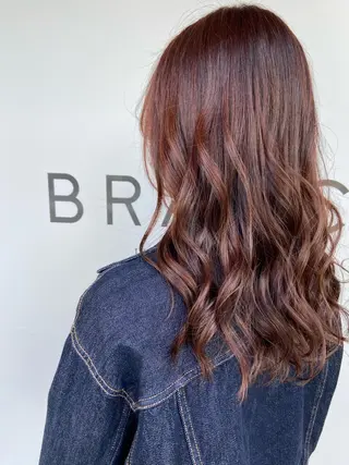 セミロング カラー ブランシェ小幡駅前店 森樹のヘアスタイル