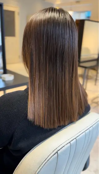 セミロング ORL’MENT所属・髪質改善ストレート オルメントのヘアスタイル