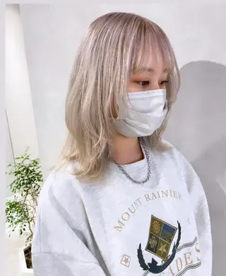 ミディアム カラー カラー系/カット特化 🟠オオタキマサシのヘアスタイル