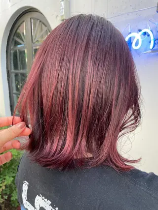 ミディアム カラー SALOWIN下北沢所属・hazuki 🌝のヘアスタイル