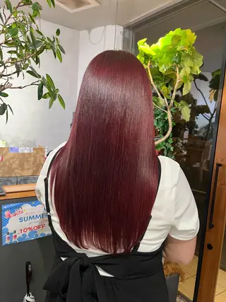 ロング カラー 友 美海のヘアスタイル