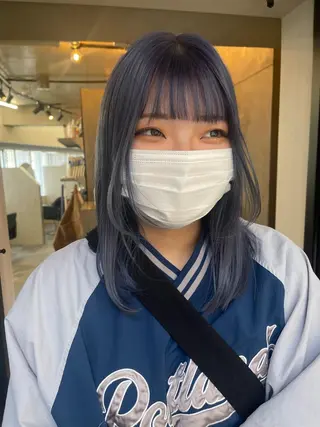 ミディアム カラー ダブルカラー /まつ毛パーマ🎀のヘアスタイル