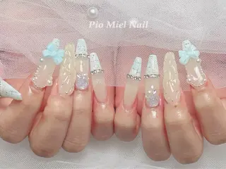 ネイル HANA 長さだしのネイルデザイン