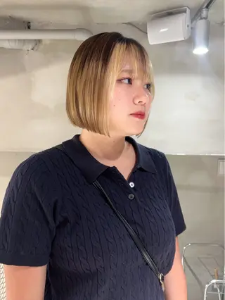 ショート カラー ハイトーン/くすみ カラー seina★のヘアスタイル