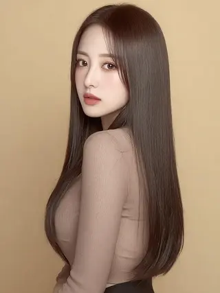 ロング 縮毛・髪質改善🩰 mai🐰ྀི🤍のヘアスタイル