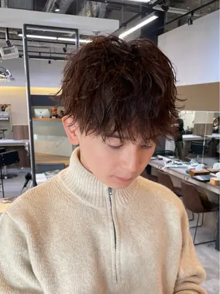 パーマ メンズ 福永速人 /メンズパーマのヘアスタイル