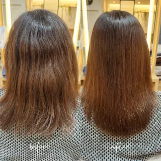 ミディアム 髪質改善/縮毛矯正✨ 白石ゆいのヘアスタイル