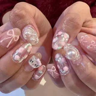 ネイル Bonnal所属・Manamǐ 個性派のネイルデザイン