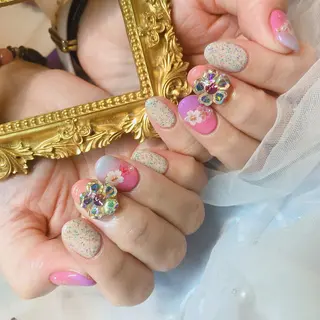 ネイル 長さだし専門店 M2 rikaのネイルデザイン